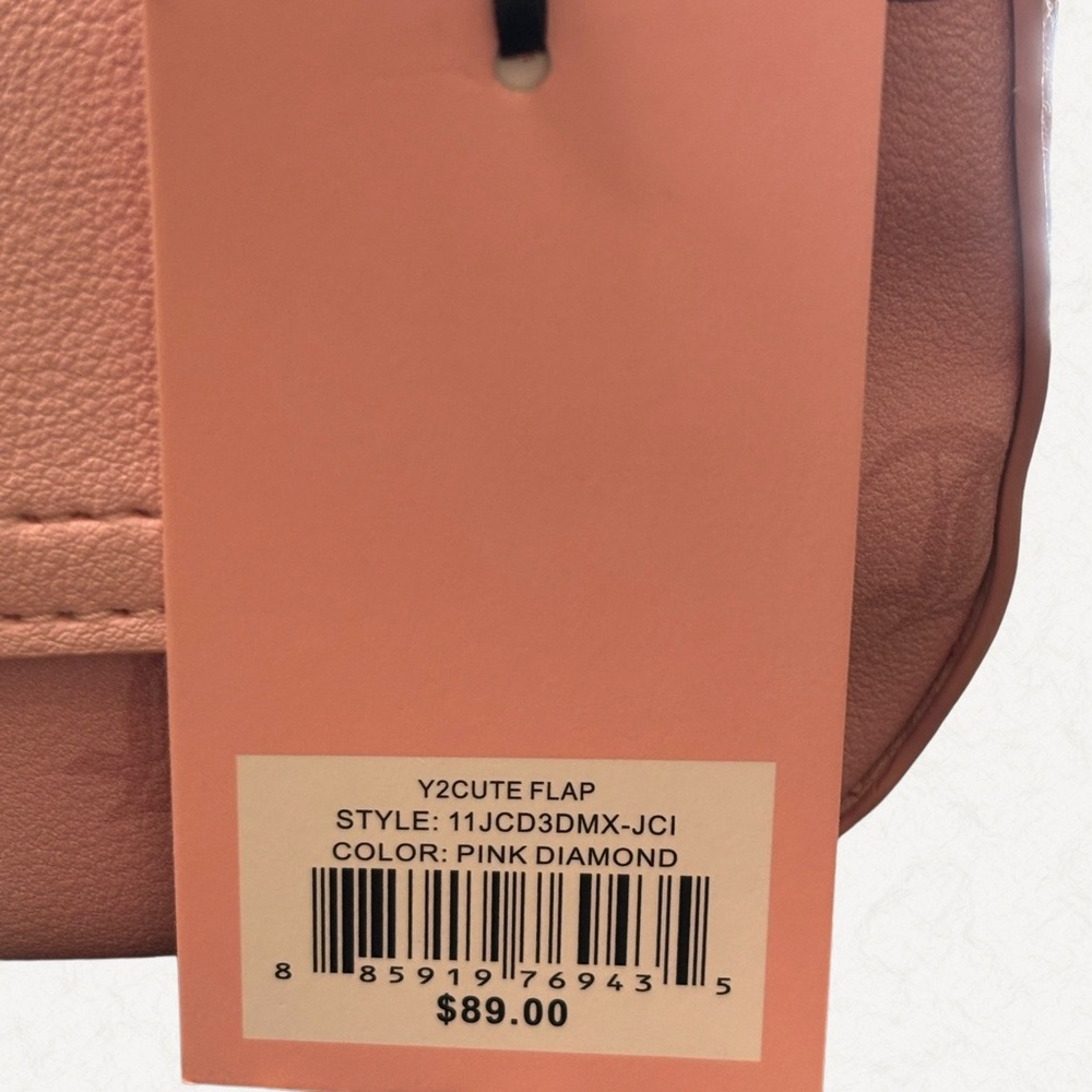 Juicy Couture Y2CUTE Flap Pink Diamond Shoulder Bag NWT 💕✨ - Picture 8 of 8